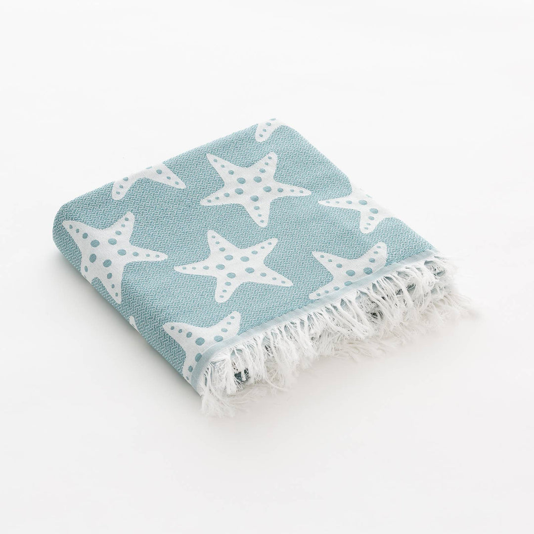 Fouta de Playa Pareo de Algodón Ligero con Flecos CALELLA 180 x 90 x 1 cm