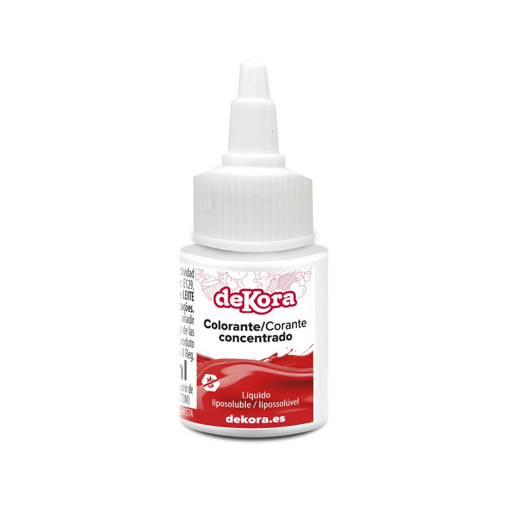 COLORANTE CONCENTRADO ROJO LIQ. LIPOSOLUBLE 30ML