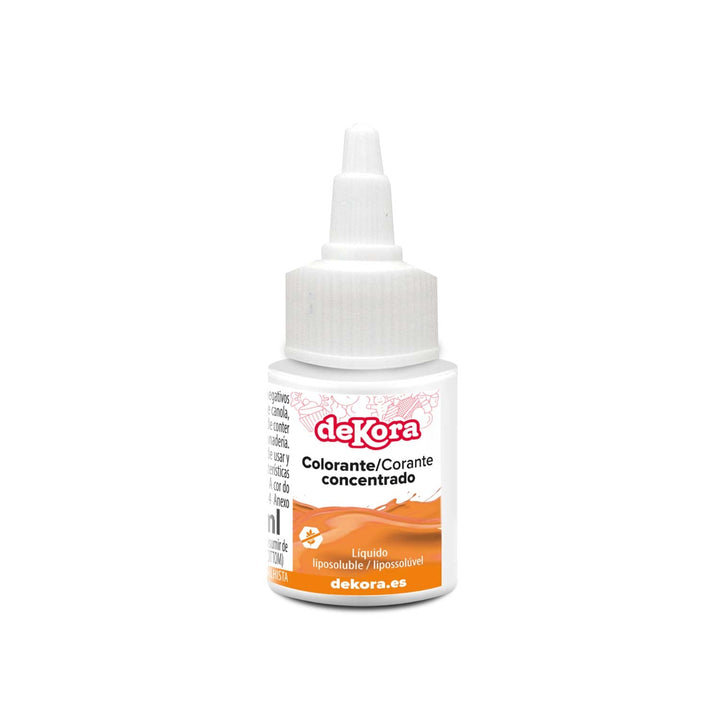 COLORANTE CONCENTRADO NARANJA LIQ. LIPOSOLUBLE 30ML