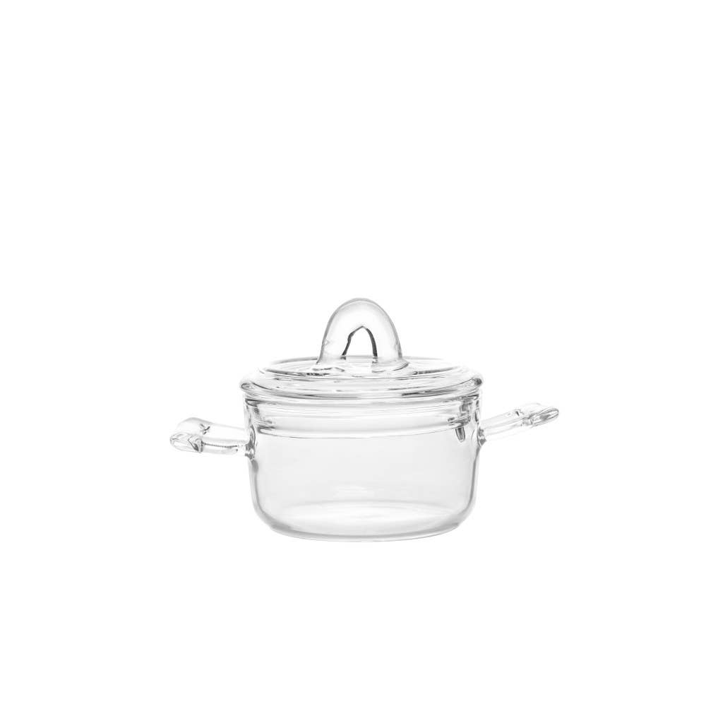 Mini cacerola de vidrio 7x11x6 cm