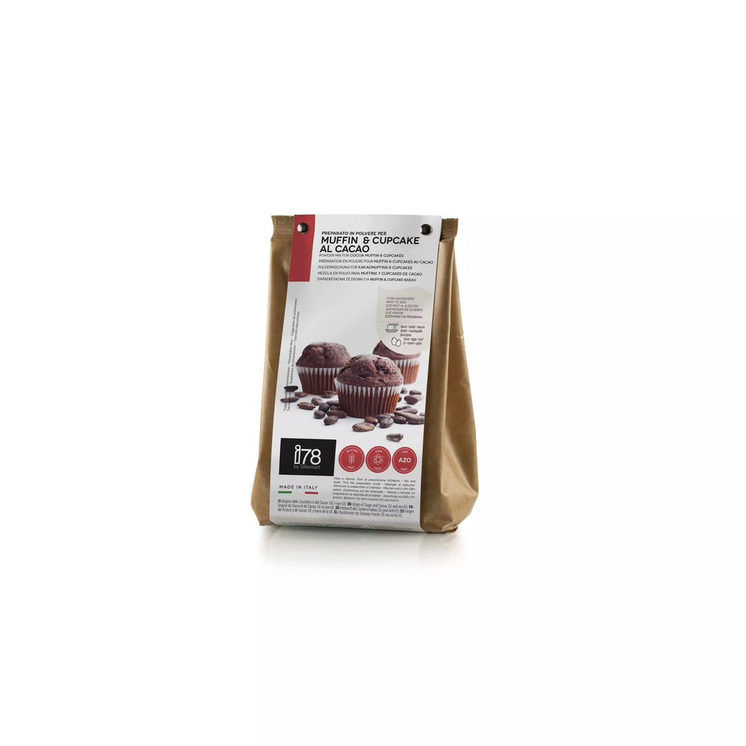 SIN GLUTEN -PREPARADO EN POLVO PARA MUFFINS Y CUPCAKES AL CACAO - 400g