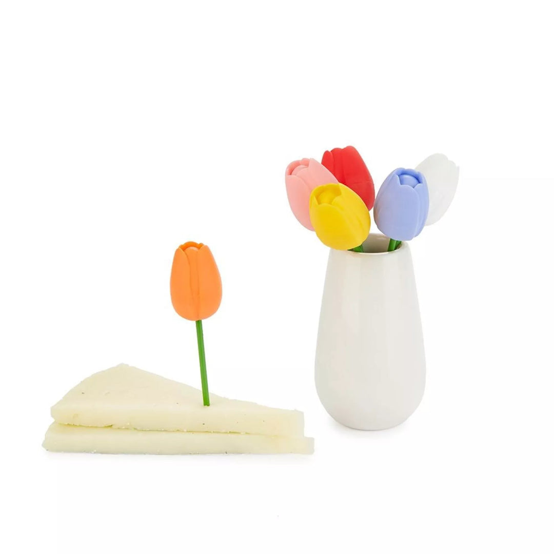 Pic apéritif - Snack fork - Tenedor aperitivo , Tulip x6