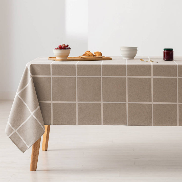 Mantel antimanchas beige  140*100 cm