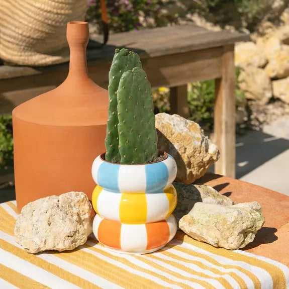 Maceta,Floats,multicolor,cerámica,12 cm