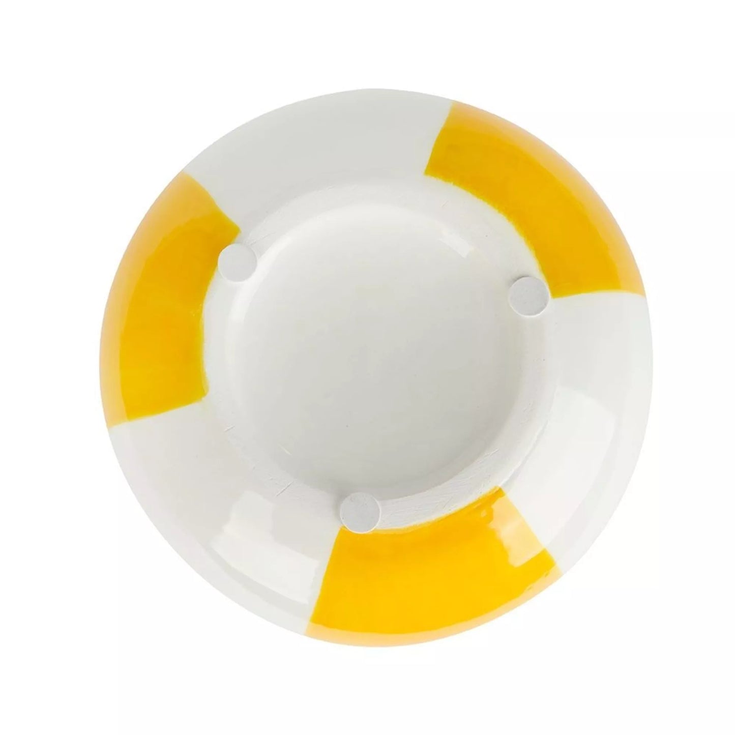 Florero,Beach Ball,amarillo,cerámica,14 cm