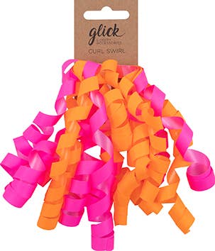 RIZO REMOLINO NEÓN ROSA Y NARANJA