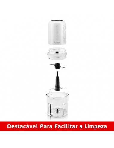 Picadora HAEGER Chop Master - 500ml, 2 Velocidades, 500W, Blanca