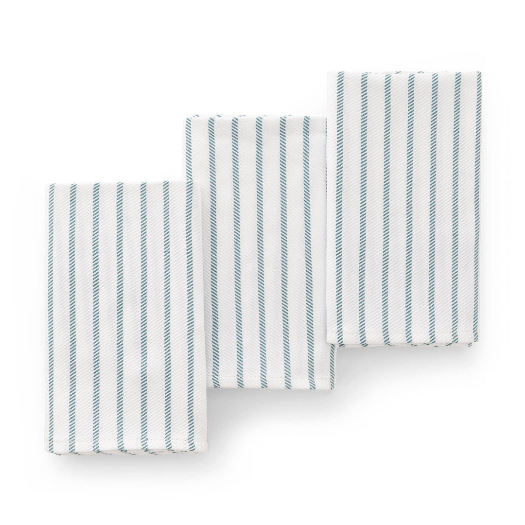 Set 3 paños cocina algodón tacto suave resistente rayas