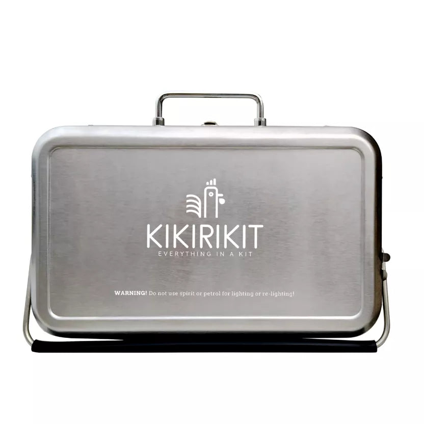 Barbacoa Portátil Plegable de Carbón - GRIS