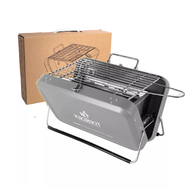 Barbacoa Portátil Plegable de Carbón - GRIS