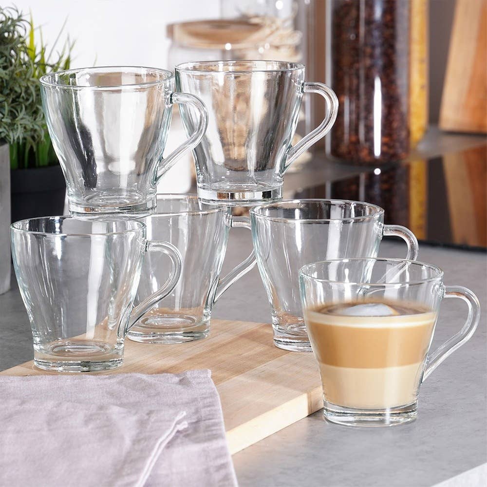 Vasos para café y té 250 ml 6 unidades 139613