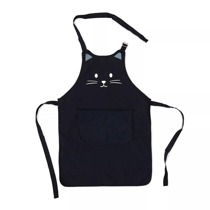 Delantal,Kitty,negro,80 cm,poliéster