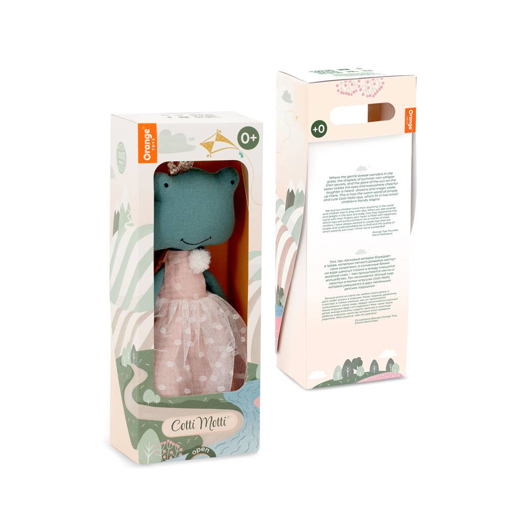 Peluche de algodón,  Fiona La Rana vestido-29cm-0+