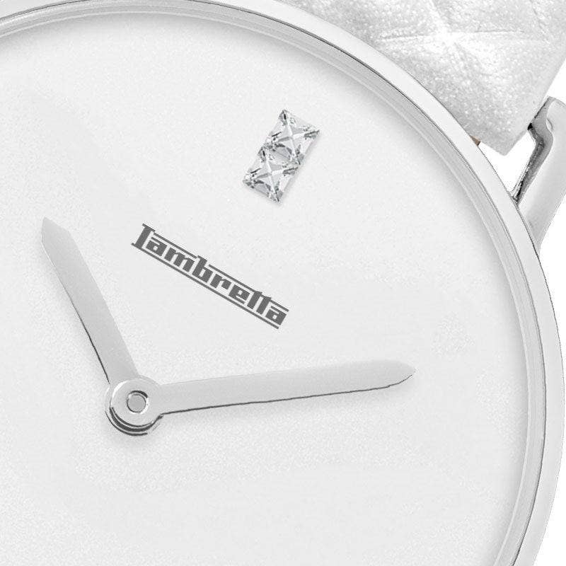Reloj Giulia 34 Uno acolchado plata blanco