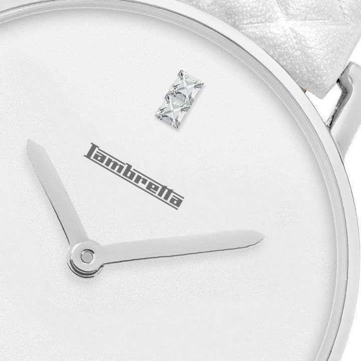 Reloj Giulia 34 Uno acolchado plata blanco
