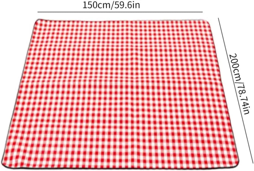 Manta de Picnic Impermeable 150 x 200 para Exteriores, Sin Arena, Manta Playa Grande, Portátil, Lavable, idek para Picnic y Camping
