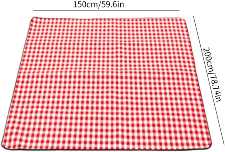 Manta de Picnic Impermeable 150 x 200 para Exteriores, Sin Arena, Manta Playa Grande, Portátil, Lavable, idek para Picnic y Camping