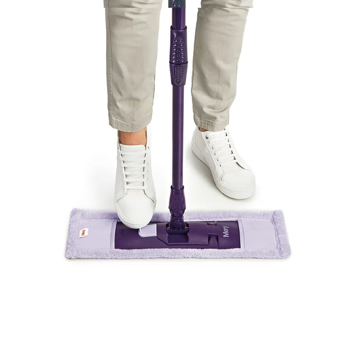 Mopa Microfibras 100% de 45 cm con palo Telescópico 360º