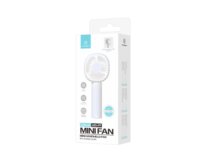 Ventilador portátil mini de mano recargable