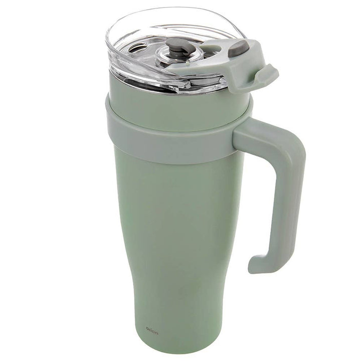 Termo de acero color verde menta con asa TERMO 1,2 l 112282