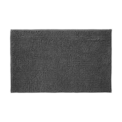 Alfombra de baño de chenilla con pompones 50*80 - Color Charcoal