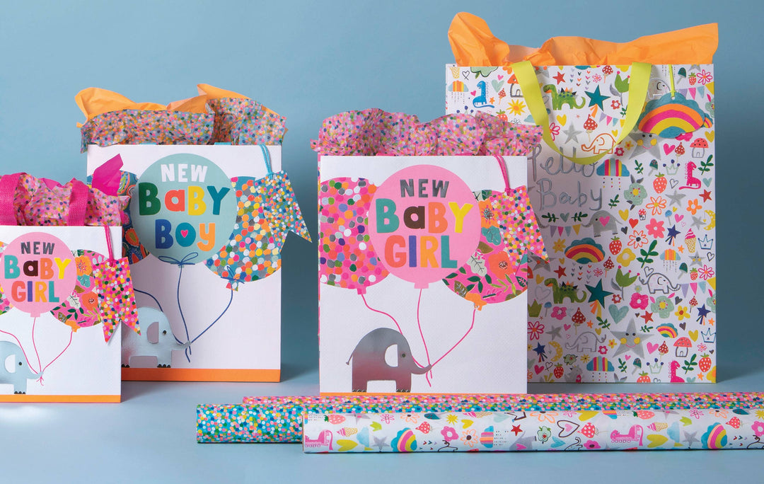 BOLSA HORIZONTAL GRANDE ICONOS DE RECIÉN NACIDO