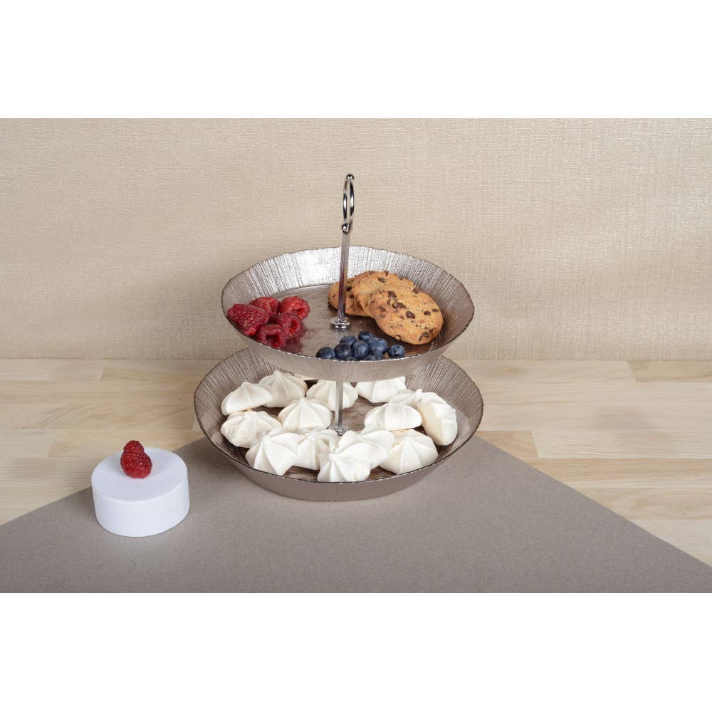 Soporte de dos niveles para postres 25x25x28cm
