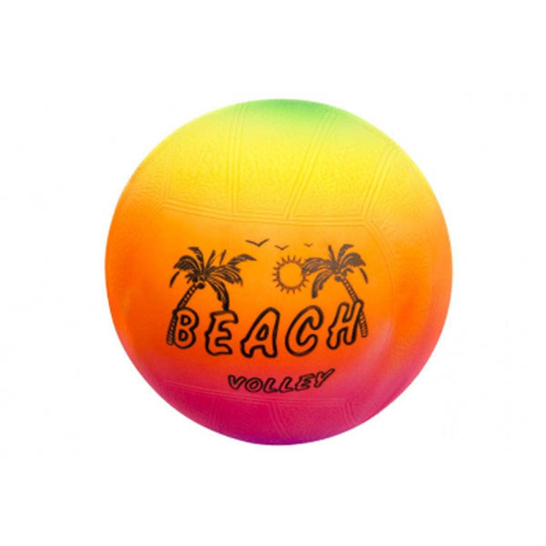 Balón de voleibol de playa desinflado arcoíris, 24 cm