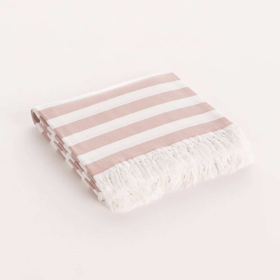 Fouta Pareo Toalla de Playa Algodón Suave con Flecos SALMA