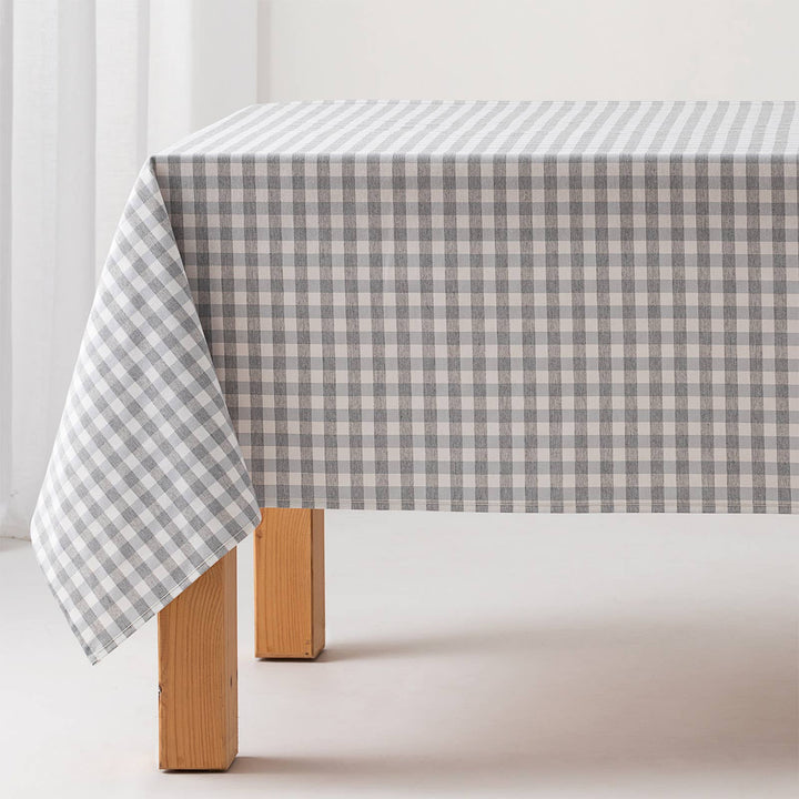 Tela al corte continuo algodón cuadro vichy ancho 280 cm
