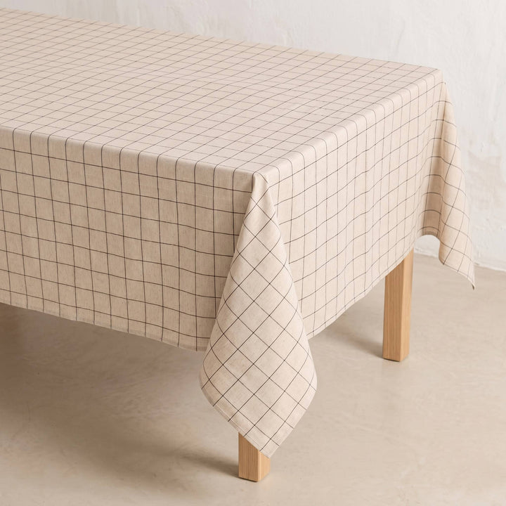 Mantel 150*100 cm cuadro relieve algodón elegante mesa BASTO