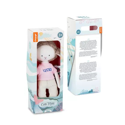 Peluche de algodón de Cotti Motti - Zoe la oveja de la suerte