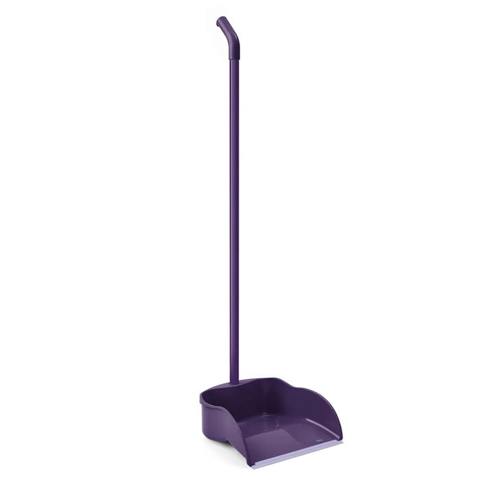 Recogedor con mango, color lila, 90 x 26 x 27 cm