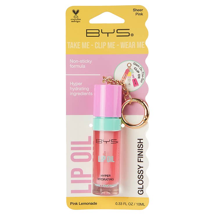BYS Aceite Labial &amp; Llavero Usable Pink Lemonade