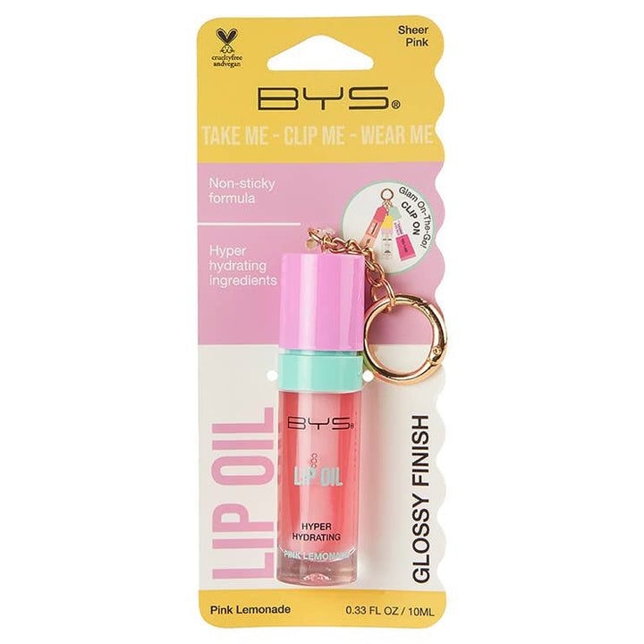 BYS Aceite Labial &amp; Llavero Usable Pink Lemonade
