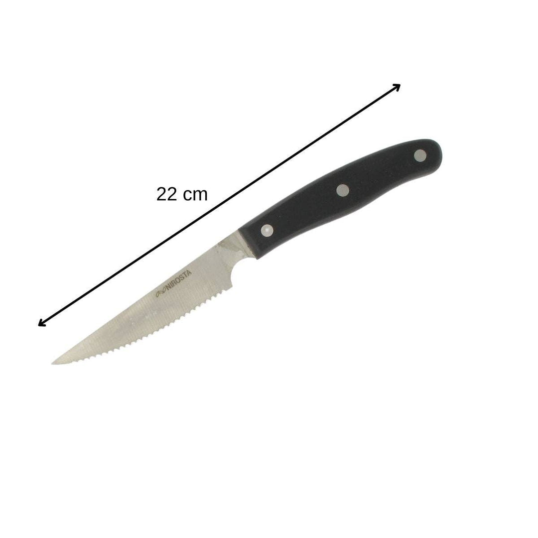 Juego de 6 cuchillos para carne Nirosta Fit de 22 cm