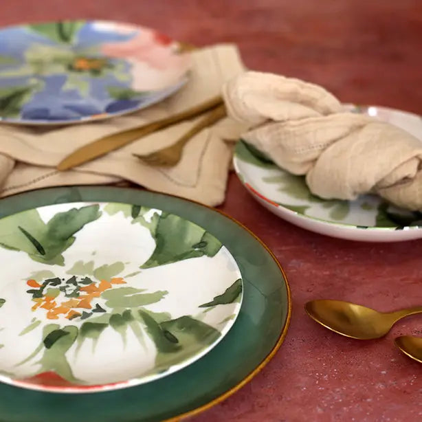 Plato de postre de porcelana FLORALUX de 20 cm