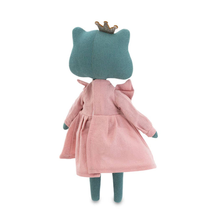 Peluche de algodón,  Fiona La Rana vestido rosa -29cm -0+