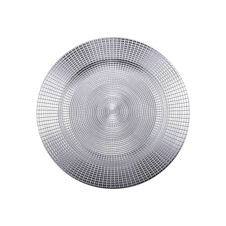Bajo plato imperio plata - 31 cm