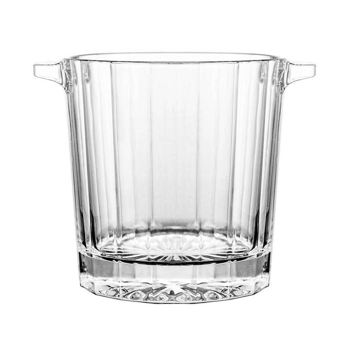 Cubitera de vidrio transparente 2,22L 20.5x16.5x16.5cm