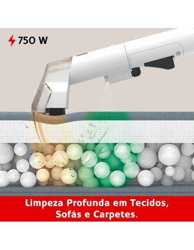 Máquina de Lavar Alfombras HAEGER Magic Clean 750 - Limpieza de Alfombras, Tapicerías, Sofás y Colchones