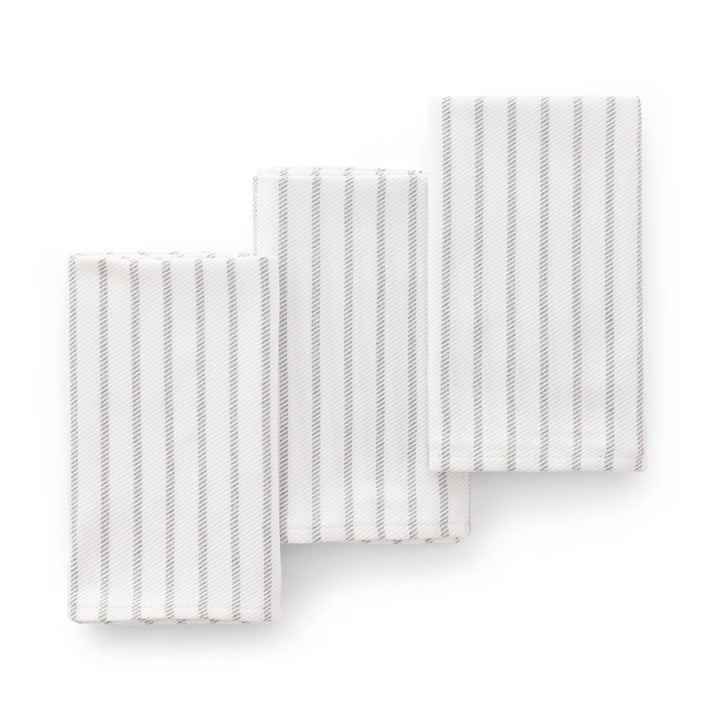 Set 3 paños cocina algodón tacto suave resistente rayas
