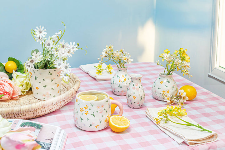 Jarrones Mini con Flores Ditsy - Surtidos