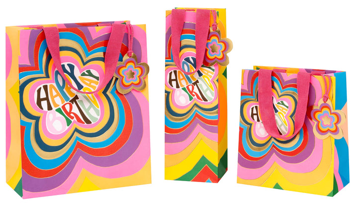 Bolso Mediano Flower Power