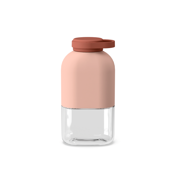 Botella de agua Slim Tritan 350 ml - Blush y Terracota