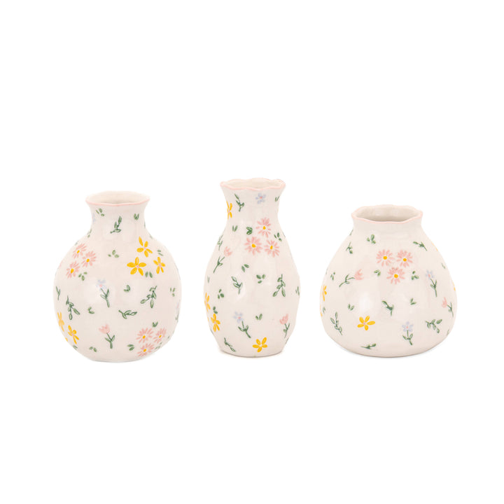 Jarrones Mini con Flores Ditsy - Surtidos