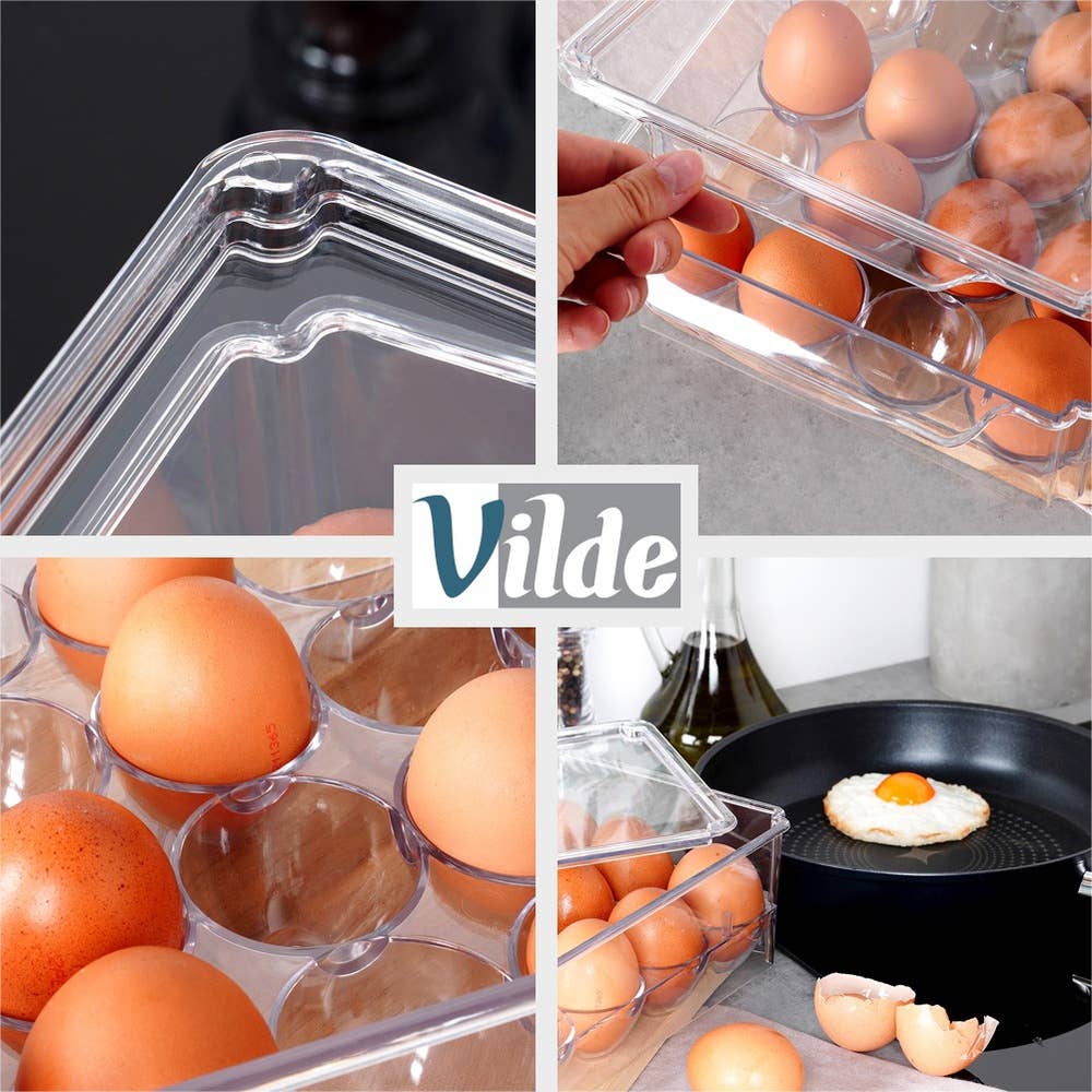 Portahuevos con tapa para 24 huevos 259634