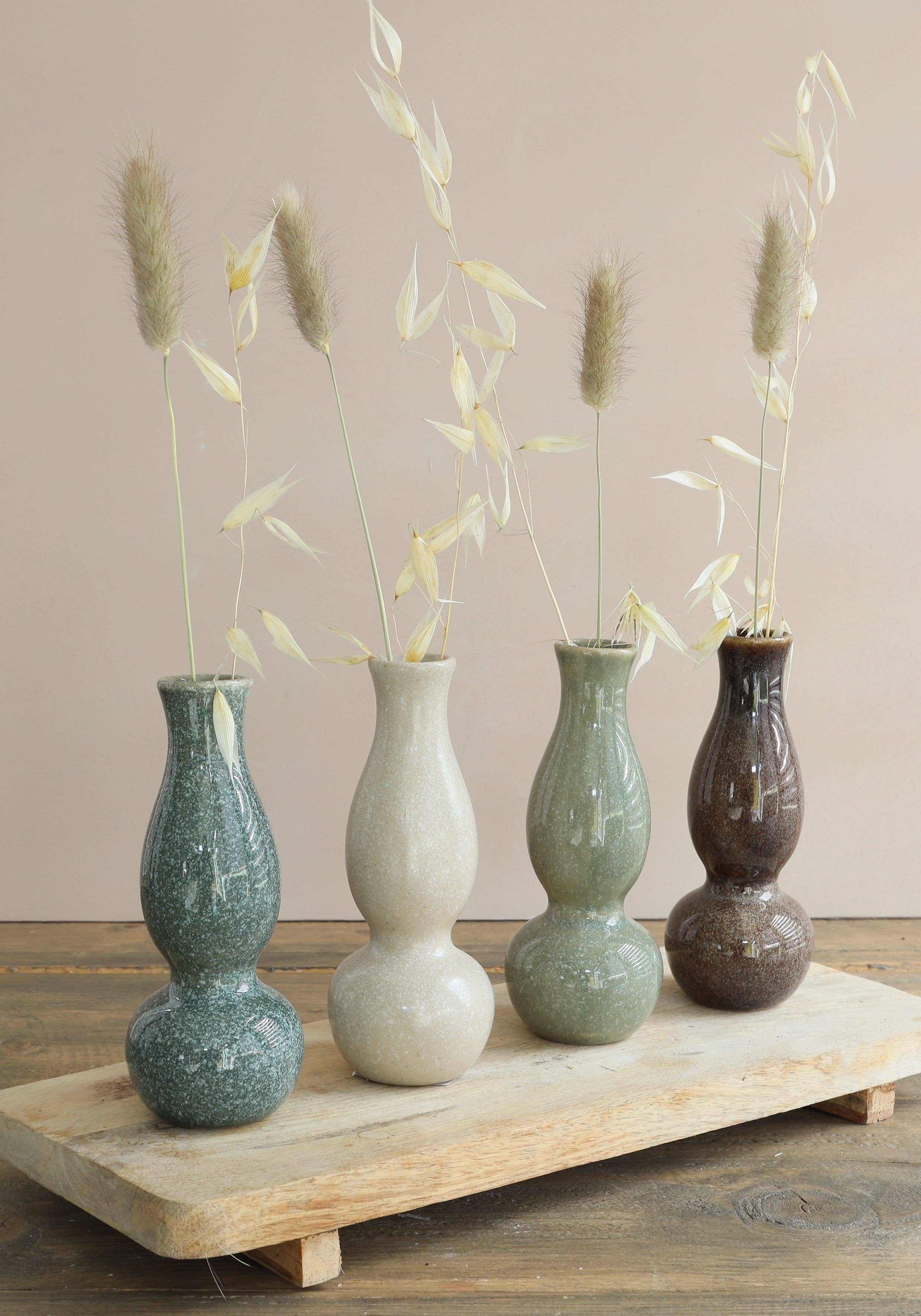 Ivy jarrón - Beige claro jaspeado