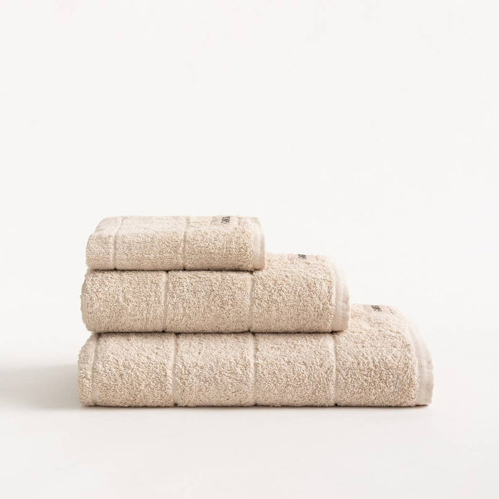 Set 3 Toallas Rizo Baño 100% Algodón 600g