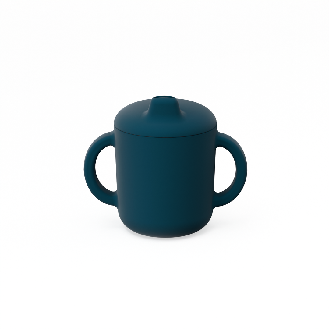 Taza de silicona con asas - Abismo Azul